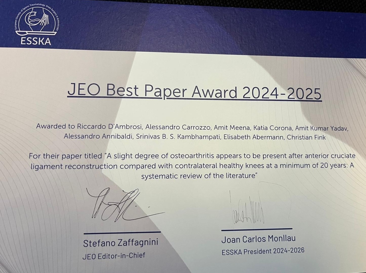 Awards For Excellence